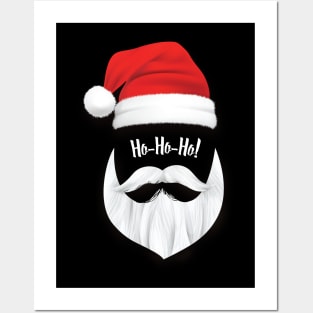 Ho Ho Ho Santa Merry Christmas Posters and Art